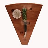 Out of the Woods of Oregon Cheese Wedge Board with Green Grape Cheese Knife