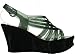 Coshare Women's Fashion Jelly PU Platform Flatform Sandals