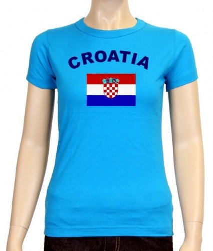 Kroatien T-Shirt girly Sky, Gr.M