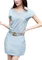 Denim Summer General Print  Dress