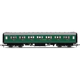 Hornby R4390A SR Maunsell Corridor 1st Class Coach Rolling Stock (Low Window)