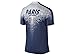 Nike 2015/16 Mens Paris-Saint Germain Pre-Match Training Soccer Short-Sleeve Shirt [MIDNIGHT NAVY]