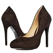 Yvone01 Sexy High Heel Pumps BROWN