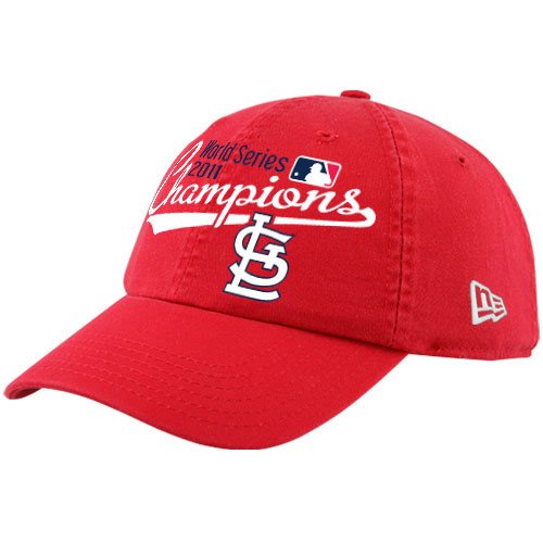 New Era St. Louis Cardinals Youth Red 2011 World Series Champions Adjustable Hat ()