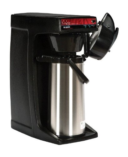 Cafejo TE-220 Thermal Coffee Maker and Airpot With Leak Detection Feature