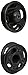 Dritz(R Black Sew-On Snaps - Size 1 8/Pkg