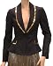 Dolce & Gabbana Womens Jacket Coat Black Cotton, 40, Black