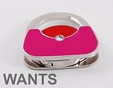 Enamel Hand Bag Holder Hook Dark Pink & Red