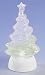 8" Battery Operated Lighted LED Color Changing Christmas Tree Swirl Glitterdome