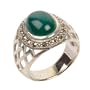 Ring Sterling Silver Onyx Gemstone Jewelry US Size 15 1/4