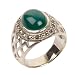 Ring Sterling Silver Onyx Gemstone Jewelry US Size 15 1/4