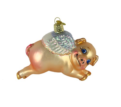 Old World Christmas Flying Pig Ornament Old World Christmas Flying Pig Ornament