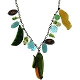 Peanut, Pea, Corn And Beads 15 Necklace, Special Purchase! In Multi With Hematite Finish
