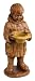 Wonder Boy With Raincoat Statue/Birdbath