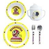 Washington Redskins NFL Childrens 5 Piece Dinner Set