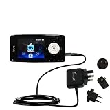  : International Wall / AC Charger for the iRiver X20 2GB 4GB 8GB - Gomadic Brand w/ TipExchange Technology