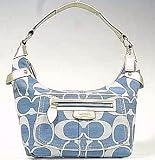 Authentic Coach Penelope Shantung Signature Hobo 13291