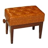 Cameron & Sons CS-12 WAHP Deluxe Adjustable Piano Bench (Polished Walnut)