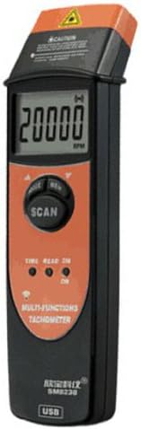 Sanpo Mini Hand-held Digital Precision Recording Tachometer RPM Record Meter Tester SM8238