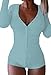Women's Long Sleeve Bodysuit Polyester Cotton V-Neck top Leotard top Jumpsuit