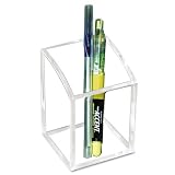 Kantek  Acrylic Pen Cup, 3 x 3 x 4 Inches , Clear (AD20)