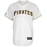 MLB Youth Pittsburgh Pirates Neil Walker White Home Short Sleeve 6 Button Synthetic Replica Baseball Jersey Spring 2011  (White, Medium)