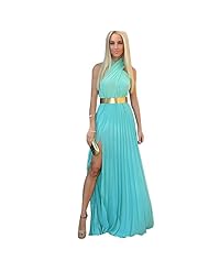 Summer Halter Cocktail Chiffon Evening Dress/Prom Dress/Party Dress/Wedding Dress/Maxi Dress 