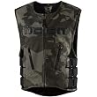 Icon Regulator Camo Men's Leather Street Motorcycle Vest