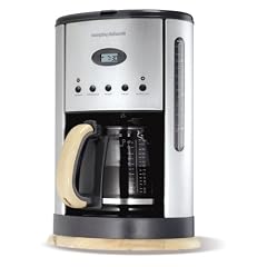 Morphy Richards  47080 Caf Mattino Beech ilterkaffeemaschine / Glaskanne / 1000 Watt / 12 Tassen pro Brhvorgang / Warmhalteplatte / Edelstahl