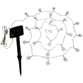 Solar Snowflake String Lights