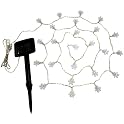 Solar Snowflake String Lights