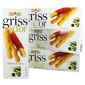 Griss d'Or Traditional Breadsticks with Olive Oil - 3.52 oz by Griss d'Or