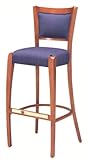 AC Furniture 785 Bar Stool with Upholstered Back & Seat