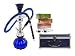 Blue Sapphire Pumpkin Hookah Kit w/ Charcoal Soex & Case
