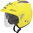 AFX Solid Adult FX-50 Harley Cruiser Motorcycle Helmet - Hi-Vis Neon Yellow