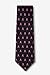 Pink Ribbon For Breast Cancer Awareness Black Microfiber Tie