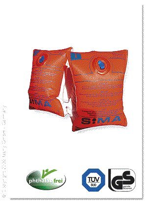 Fashy Sima Schwimmhilfe, orange, &uuml;ber 60 kg, 8302 Preisvergleich