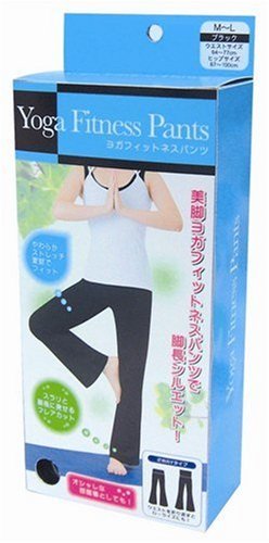 ニーズ ヨガフィットネスパンツ ブラックM-L
