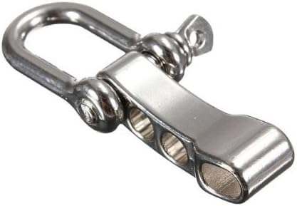 Jiewei 5pcs U Bracelet Buckle Bow Shackle for Outdoor Rope Paracord