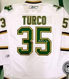 Marty Turco Signed Dallas Stars White Reebok Premier Jersey