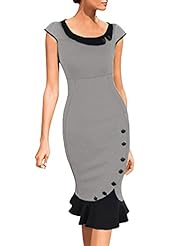 Scoop Neck Polyester/Rayon/Spandex Cap Sleeves Bodycon Dress/Evening Dress/Bridesmaid Dress/Wedding Party Dress 