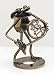 Nuts & Bolts Frog Figurine with French Horn