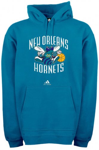New Orleans Hornets adidas Full Primary Logo Hooded Sweatshirt