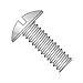 8-32 x 1/2" Machine Screws/Slotted/Truss Head / 18-8 Stainless Steel (Carton: 5,000 pcs)