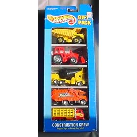 Hot Wheels Construction Crew 5 Car Gift Pack by 