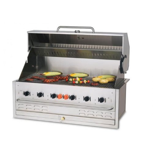 Liquid Propane Crown Verity BI48 48 Stainless Steel Built In Outdoor