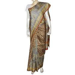 Silk Designer Sarees Womens Clothes from India (ssari152)