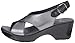 Dansko Women's Jacinda Pewter Metallic Wedge Sandal