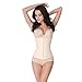 Lover-Beauty Women's Zipper Latex Workout Corset Waist Training Cincher