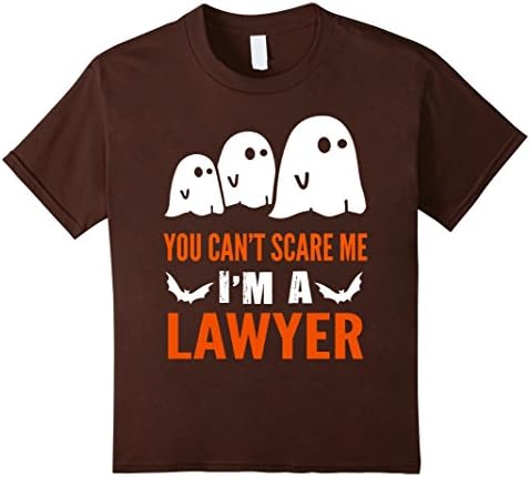 Kids lawyer gifts- You can't scare a lawyer halloween costumes 8 Brown